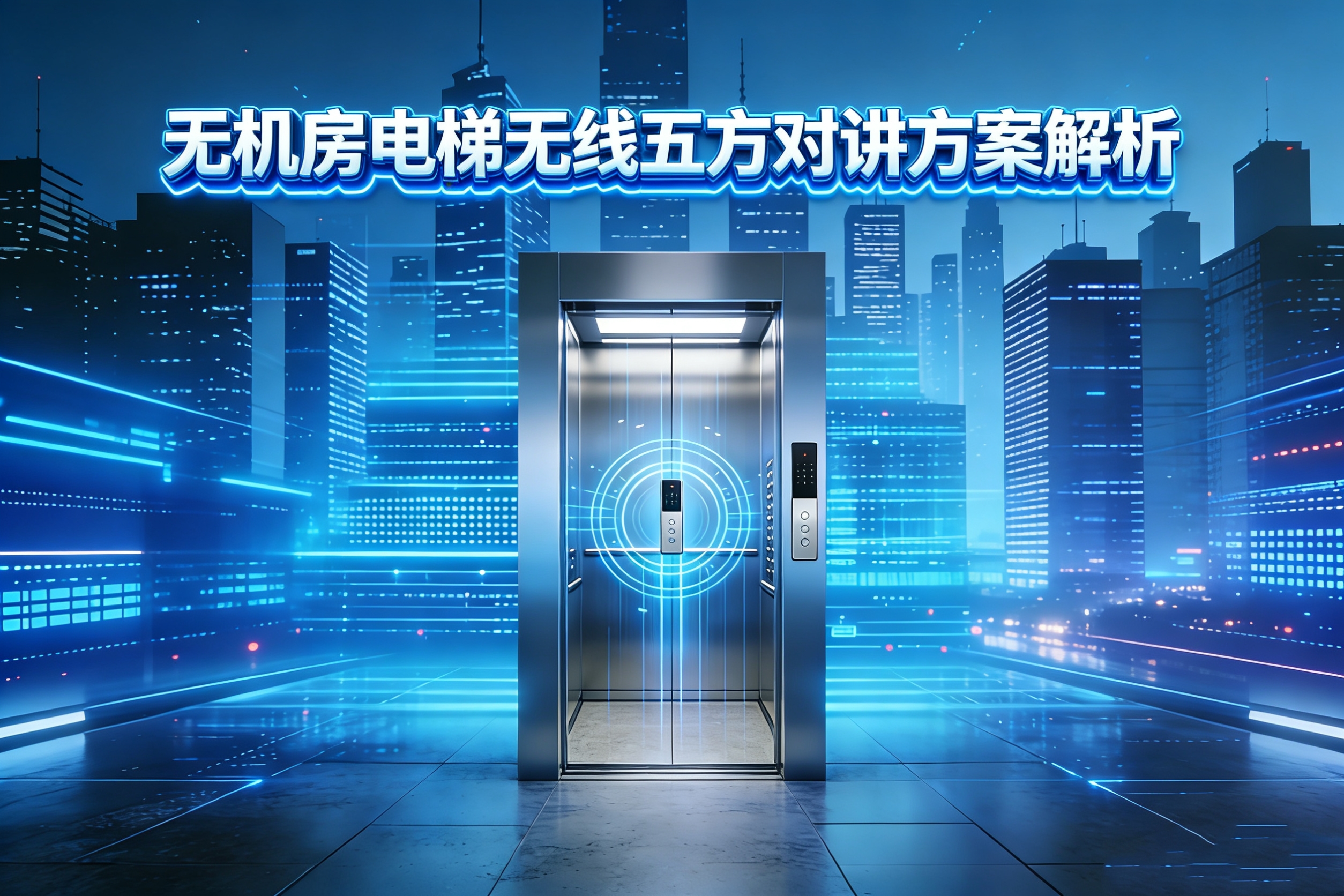 告别布线难题!无机房电梯无线五方对讲方案全解析